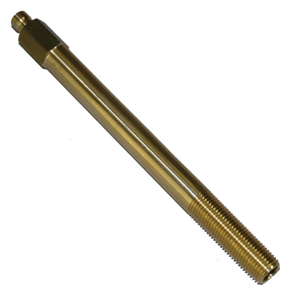 Plug, Water Extension, 200 Series, 1/4" Passage, 7" Length, 1/4" NPT, Brass