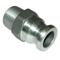 Cam & Groove Coupling, Type F 1" Aluminum, Male Adapter x Male NPT Thread