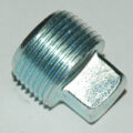 Plug, Square Head, 3/4" NPT, Galvanized Steel - Image 2