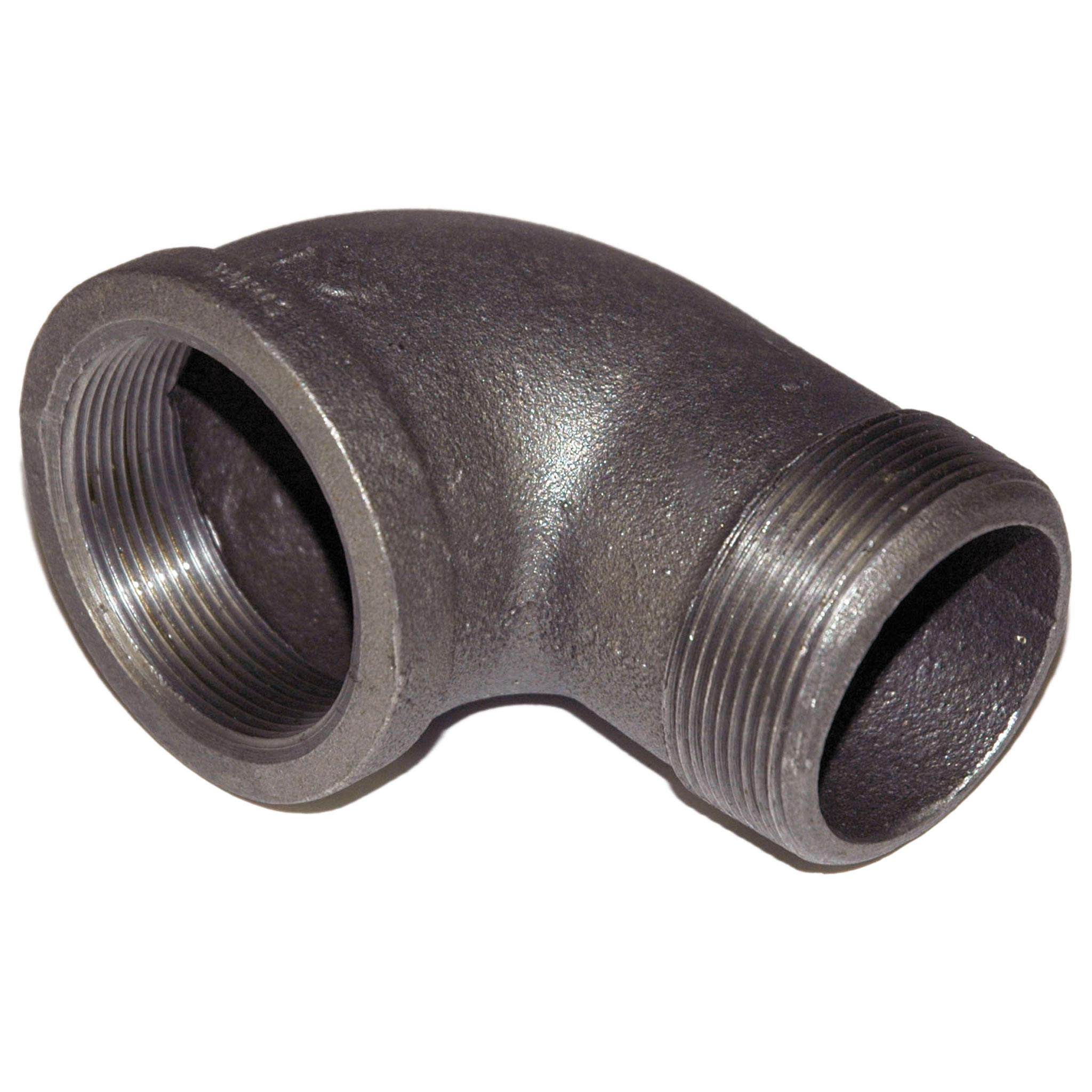 Elbow, Street, 90 Degree, 1" NPT, Black Steel - Image 1