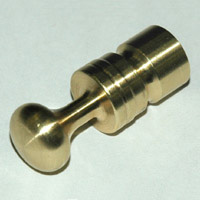 Stop Plug, Water, 300 Series, 3/8" Passage, Quick Disconnect.