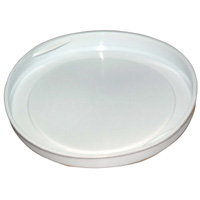 Cover Cap For Resin Bins, 4" OD, Plastic