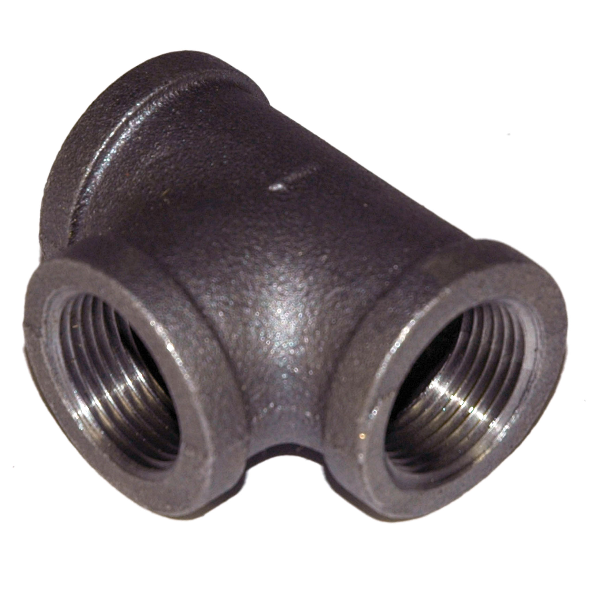 Tee, 3/4" NPT, Black Steel - Image 1