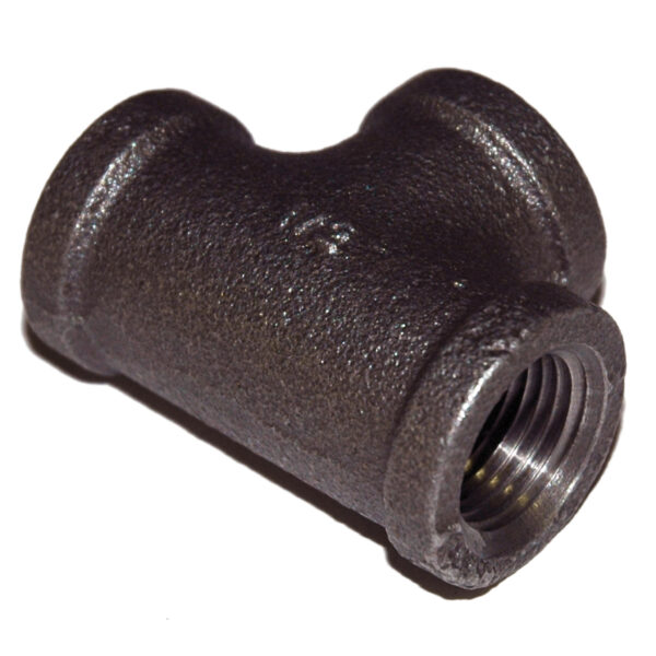 Tee, 3/4" NPT, Black Steel