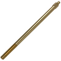 Plug, Water Extension, 200 Series, 1/4" Passage, 10" Length, 1/4" NPT, Brass