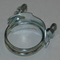Spiral Double Bolt Hose Clamp, Counterclockwise, 2″