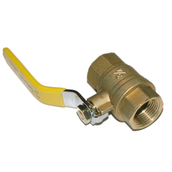 Ball Valve, 3/4", Female NPT, Econo Line, Full Port, Brass