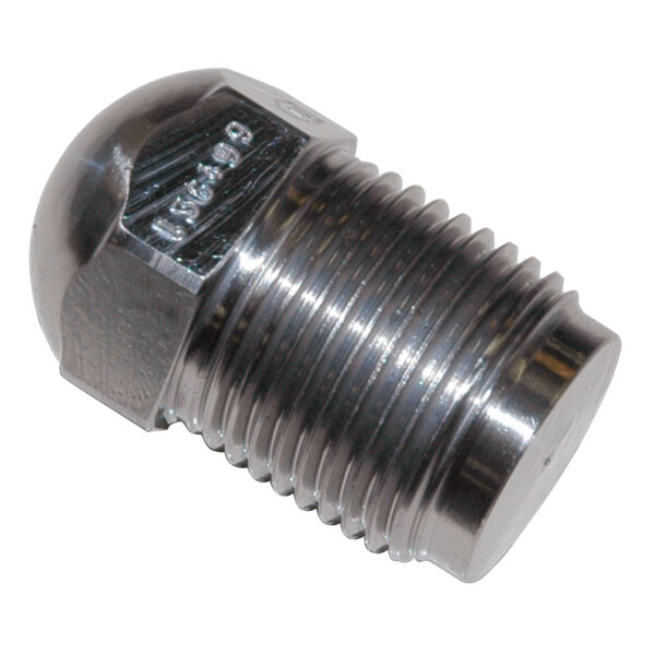 Nozzle Tip, Testing Blank 1-1/2" OAL, 7/8"-14, 1/2" Radius