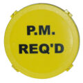 Smart Caps, Yellow, “P.M. Required”.