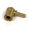 Coupler, Water Jumper, 1/4" Passage, 1/4" Push-On Hose Barb, Sleeve Locking - Image 2