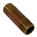 Pipe Nipple, 1/2″ NPT, 2-1/2″ Length, Brass