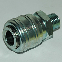 Coupler, 50 Series, 1/4" Body, 1/4 Male