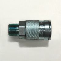 Coupler, 20 Series, 3/8" Body, 3/8" Male NPT