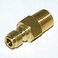 Plug, ST Series, 1/8" Body, 1/8"-27 Male NPT Brass