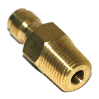 Plug, ST Series, 1/8" Body, 1/8"-27 Male NPT Brass