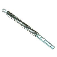 Brush, Heavy Duty Barrel, 15mm OD, High Carbon Steel, Double Stem And Spiral