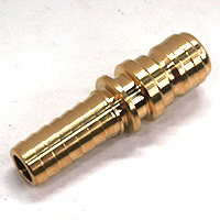 Plug, ST Series, 3/4" Passage, 3/4" Hose Barb, Straight, Brass