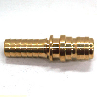 Plug, ST Series, 3/4" Passage, 3/4" Hose Barb, Straight, Brass