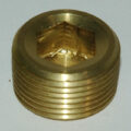 Plug, Hex Socket, 3/4" NPT, Brass - Image 1