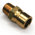 Plug, Water, 500 Series, 1/2″ Passage, 3/8″ NPT Male, Brass