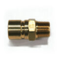 Plug, Water, 500 Series, 1/2″ Passage, 3/8″ NPT Male, Brass