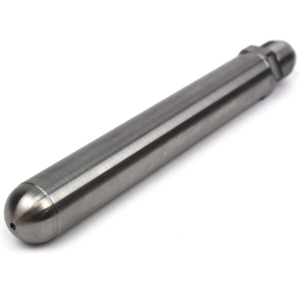 Nozzle Tip, GP, 8" OAL, 7/8"-14, 1/2" RO, 1/2" Radius, 1/8" Orifice.