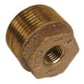 Bushing, Hex, 1" x 1/4" NPT, Bronze - Image 2