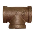 Tee, 3/4" NPT, Bronze. - Image 1