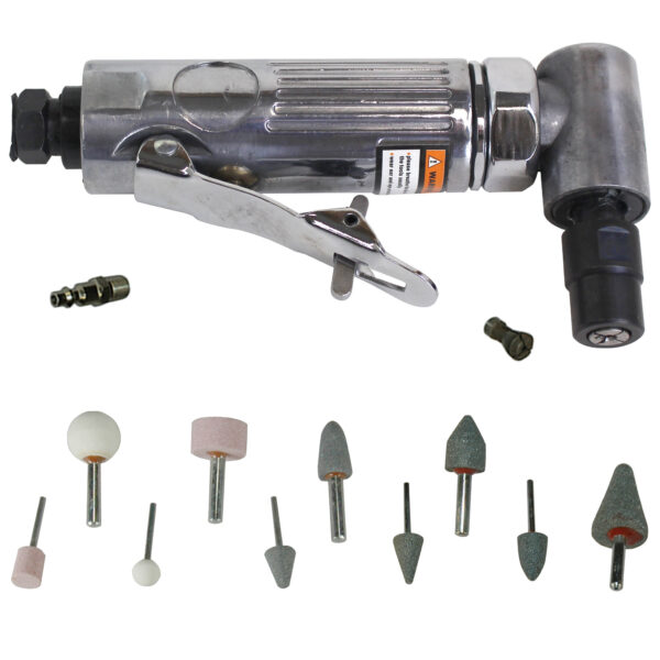 90 Deg. Angled Pneumatic Die Grinder Kit