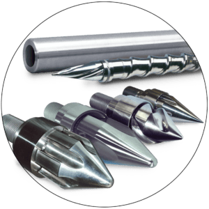 Screw Tips,
Screws & Barrels